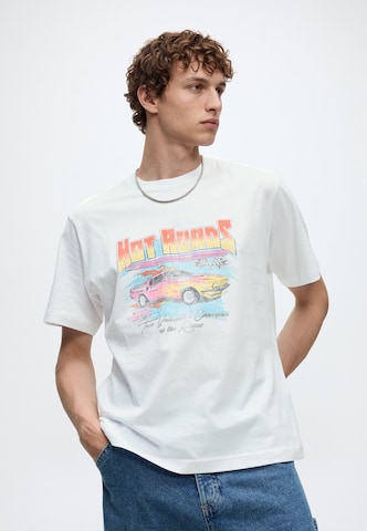 JACK & JONES Shirt 'JORRETRO ACTION MOVIE' in Wit
