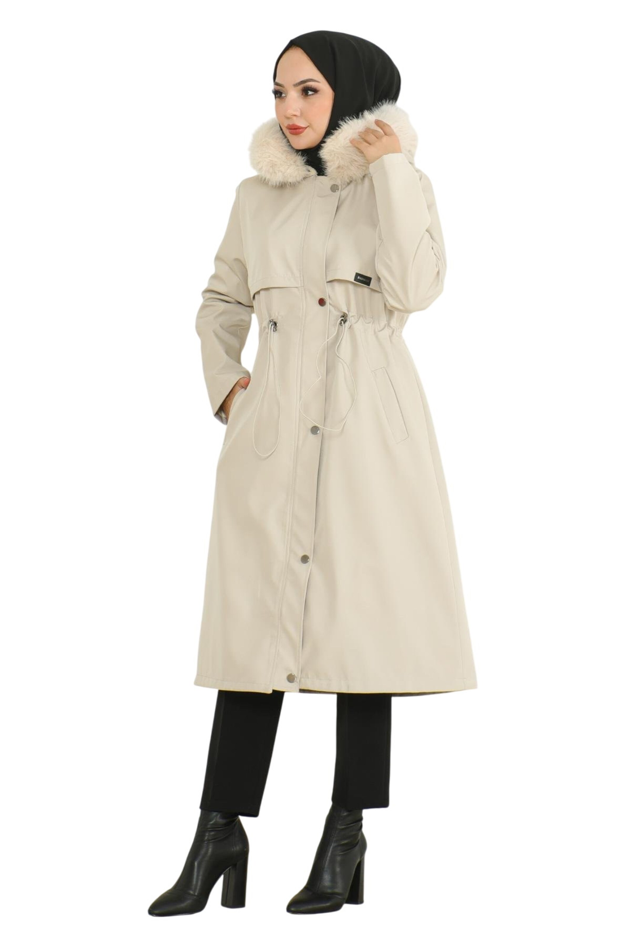 MODAMIHRAM Between-seasons coat in Beige