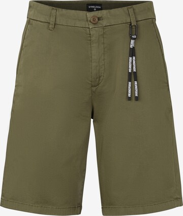 STRELLSON Regular Pants 'Crush' in Green: front