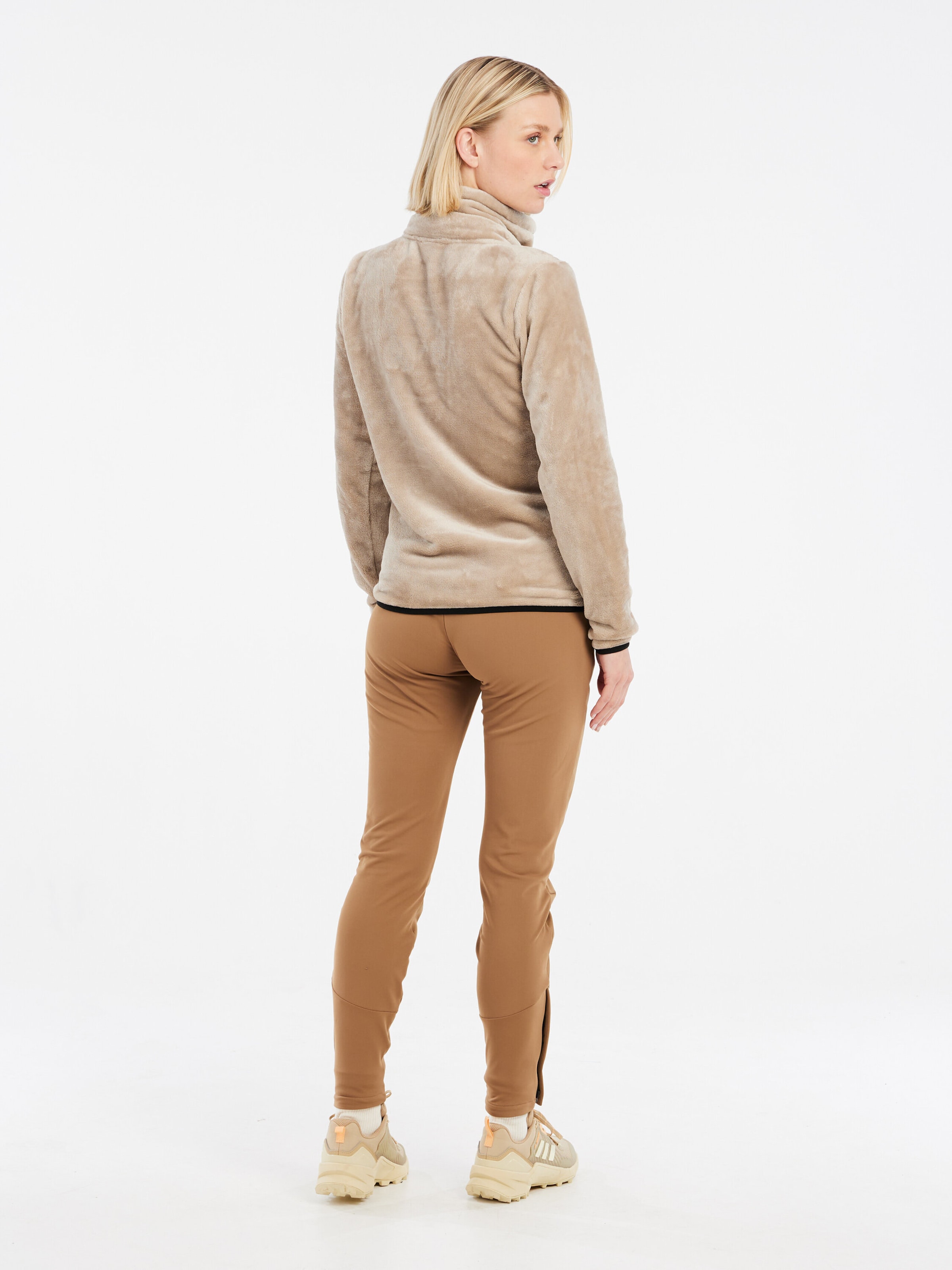 PROTEST Fleecejacke 'PRTVANCE'‌‌‌‌‌ in Braun