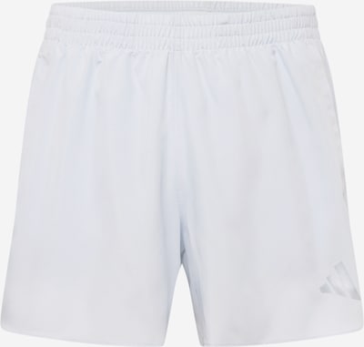 ADIDAS PERFORMANCE Pantalon de sport 'RUN IT' en argent / blanc cassé, Vue avec produit