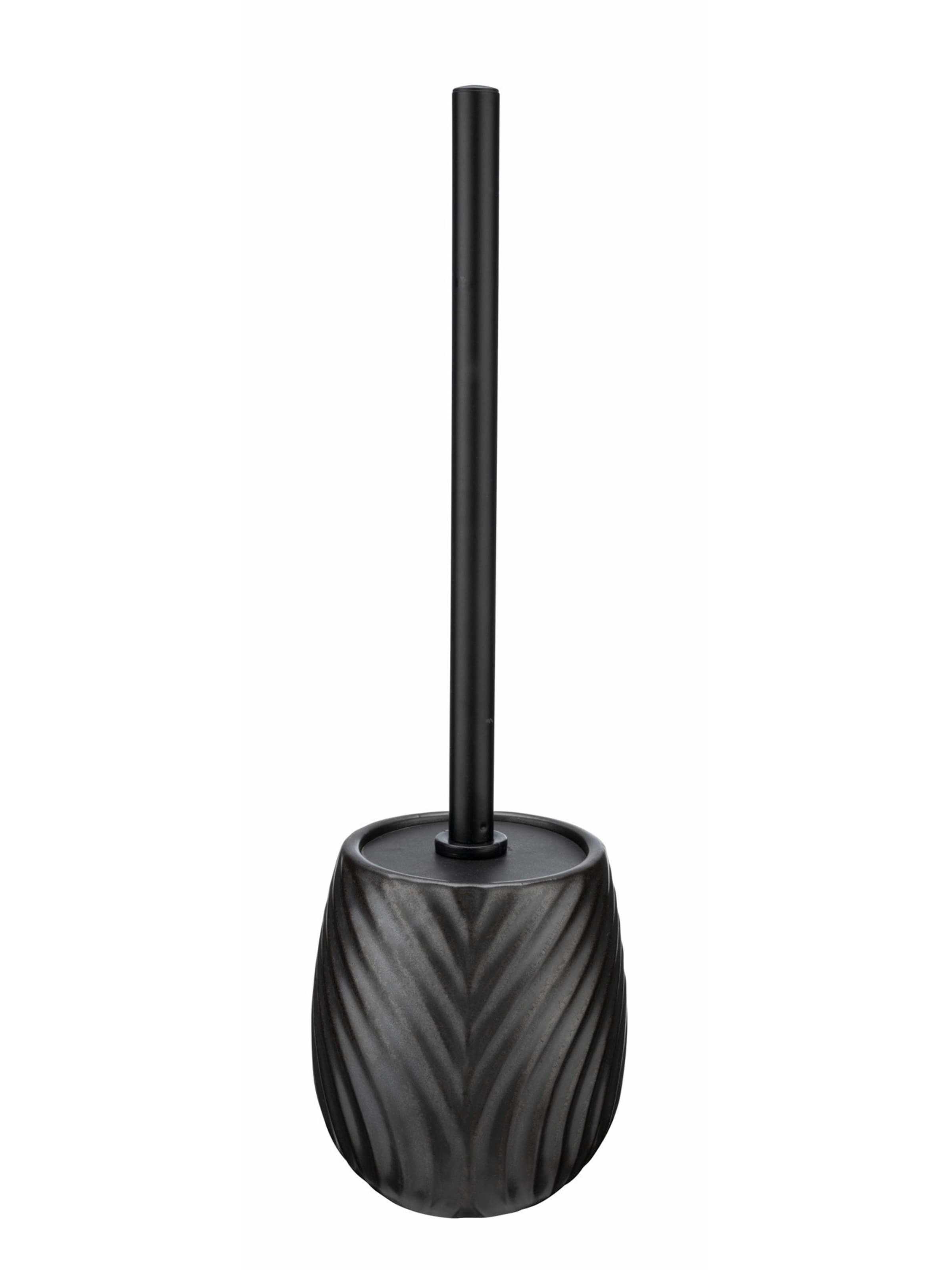 Wenko WC-Garnitur 'Idro' in Schwarz: Vorderseite