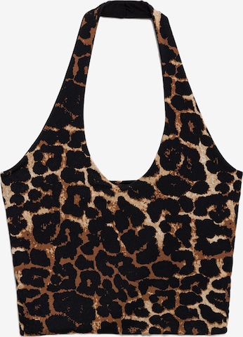 No Matter What Top in Beige: front