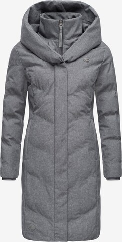Ragwear Winter Coat 'Natalka' in Grey: front