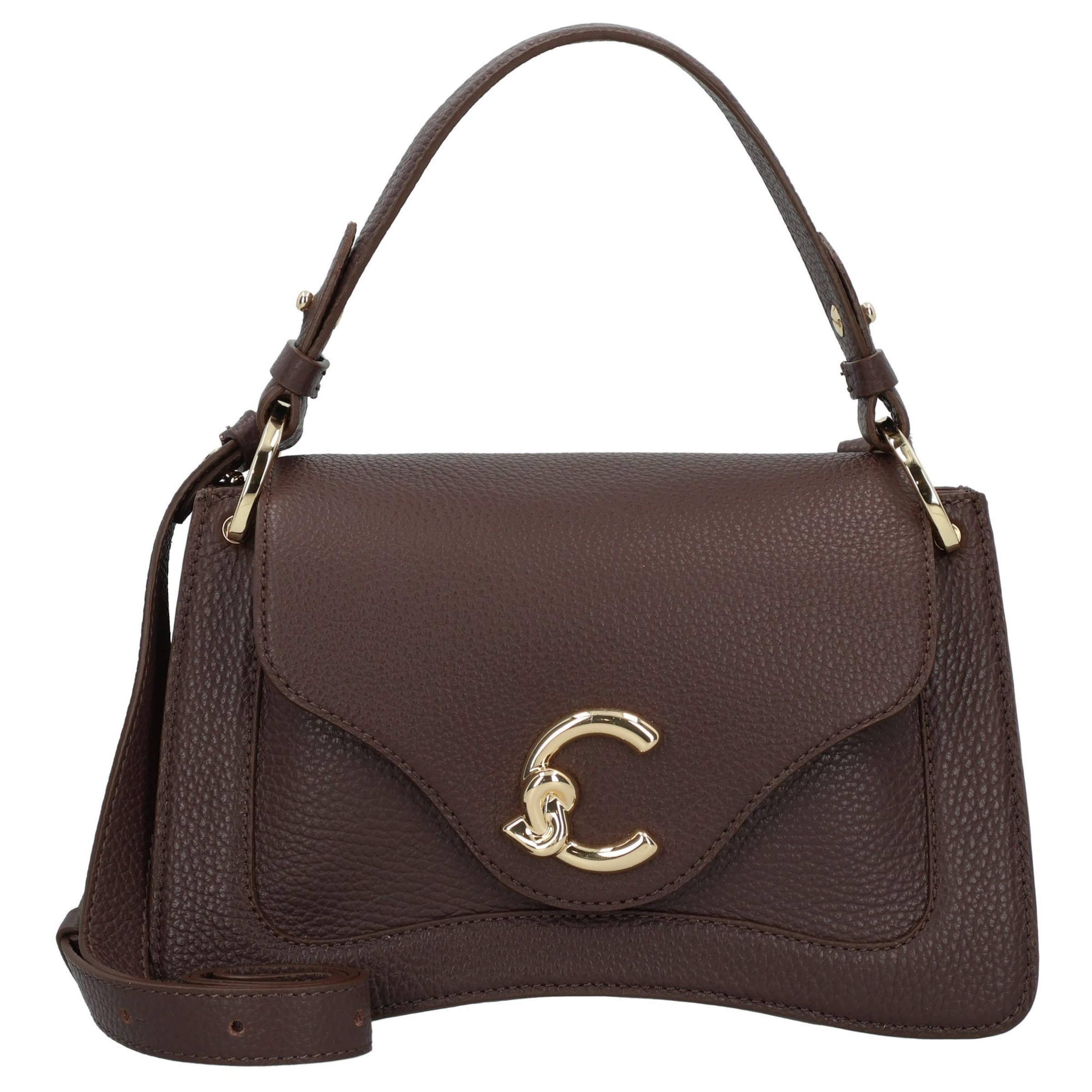 Coccinelle Schultertasche 'C-Me' in Braun: Vorderseite