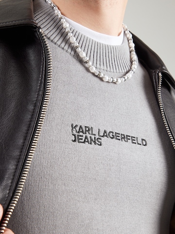 KARL LAGERFELD JEANS Pulover 'IKON' | črna barva