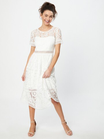 APART Evening Dress in White: front