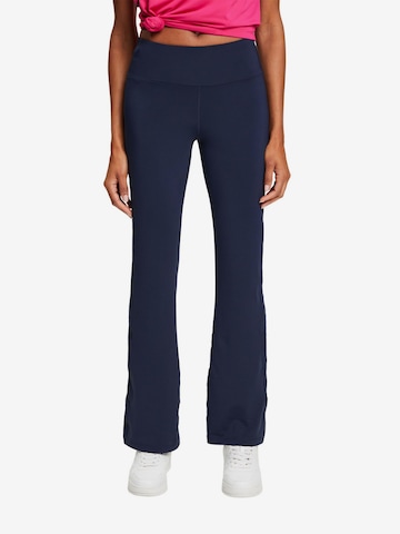 Skinny Pantalon de sport ESPRIT en bleu : devant