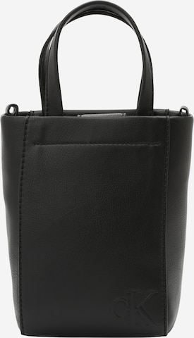 Calvin Klein Jeans - Shopper en negro: frente