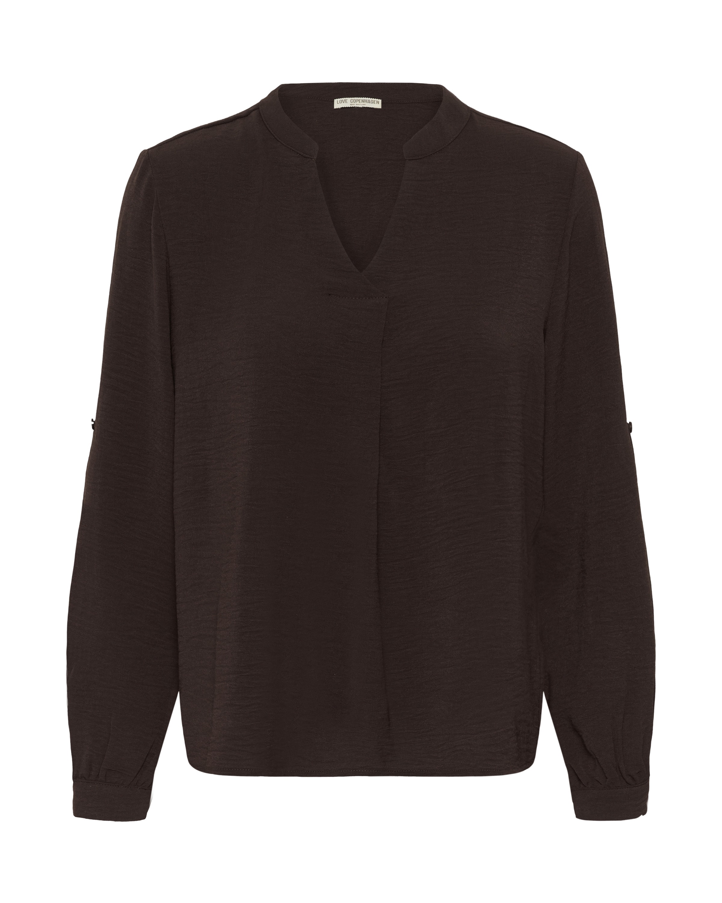 Love Copenhagen Bluse in Braun: Vorderseite