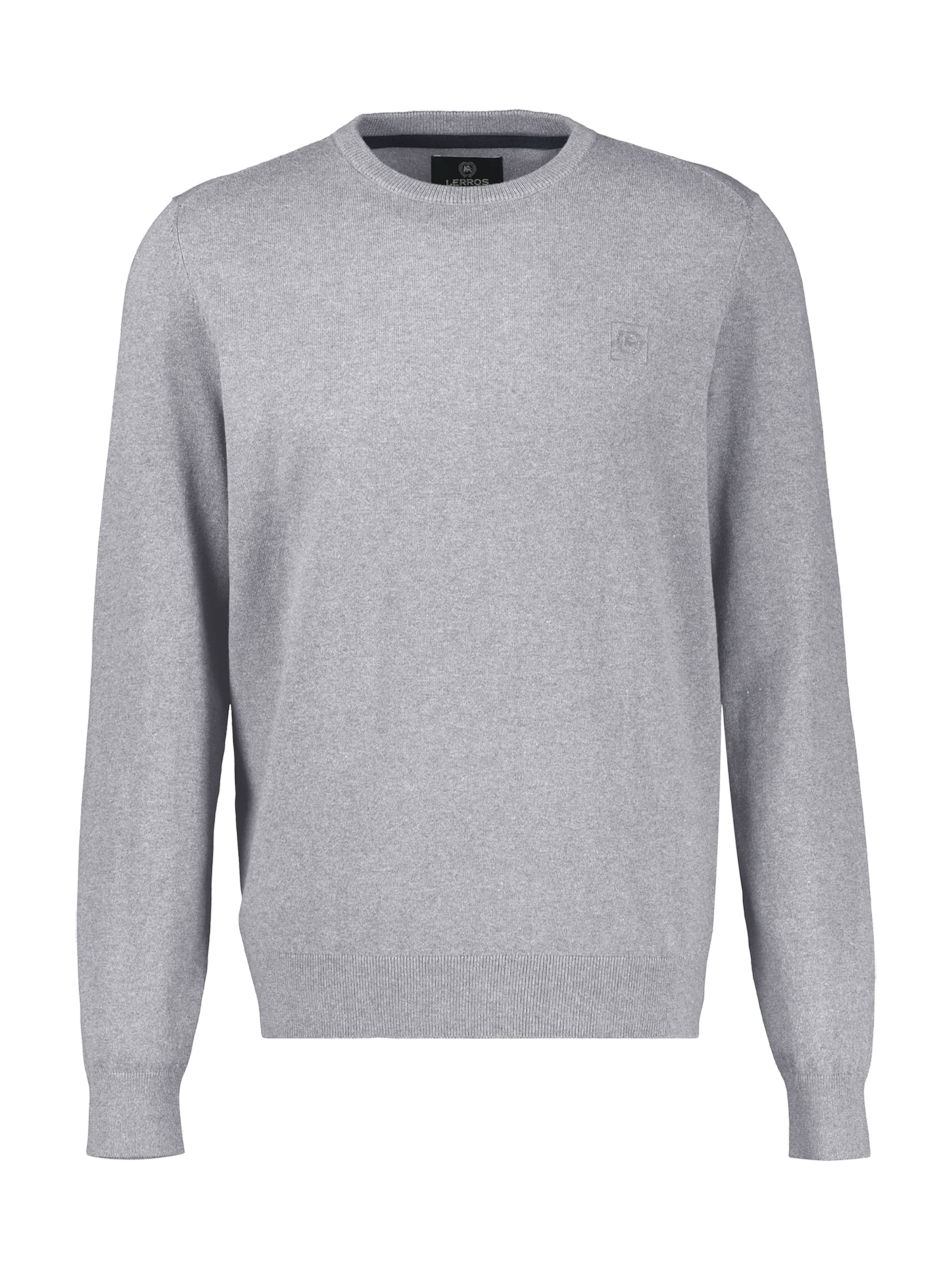 Pull-over LERROS en gris : devant