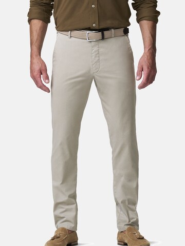 MEYER Regular Chino 'New York' in Grijs: voorkant