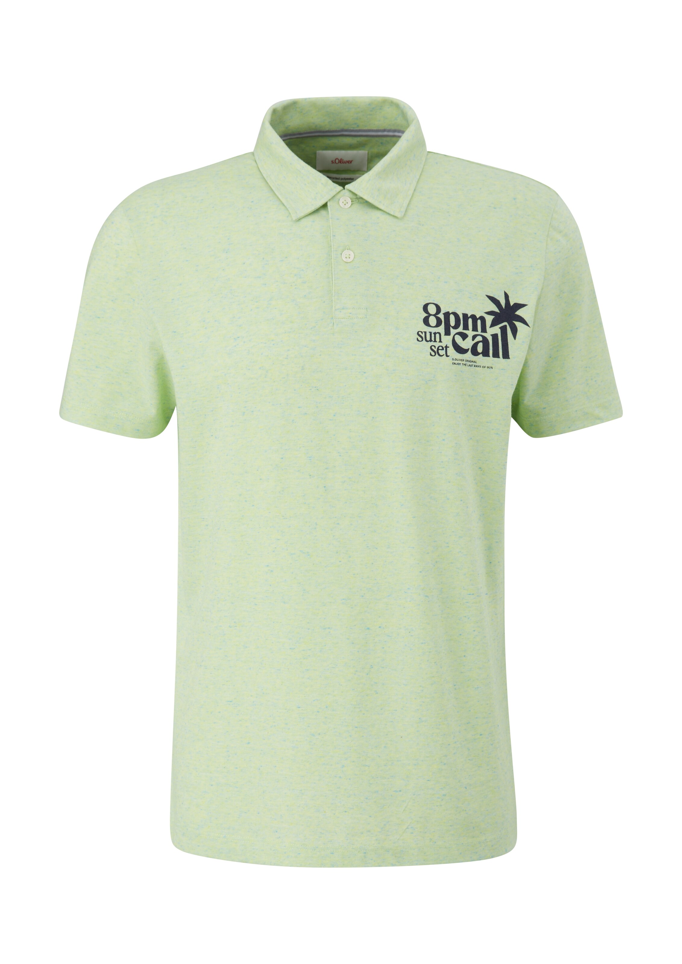s.Oliver Poloshirt in Grün: Vorderseite