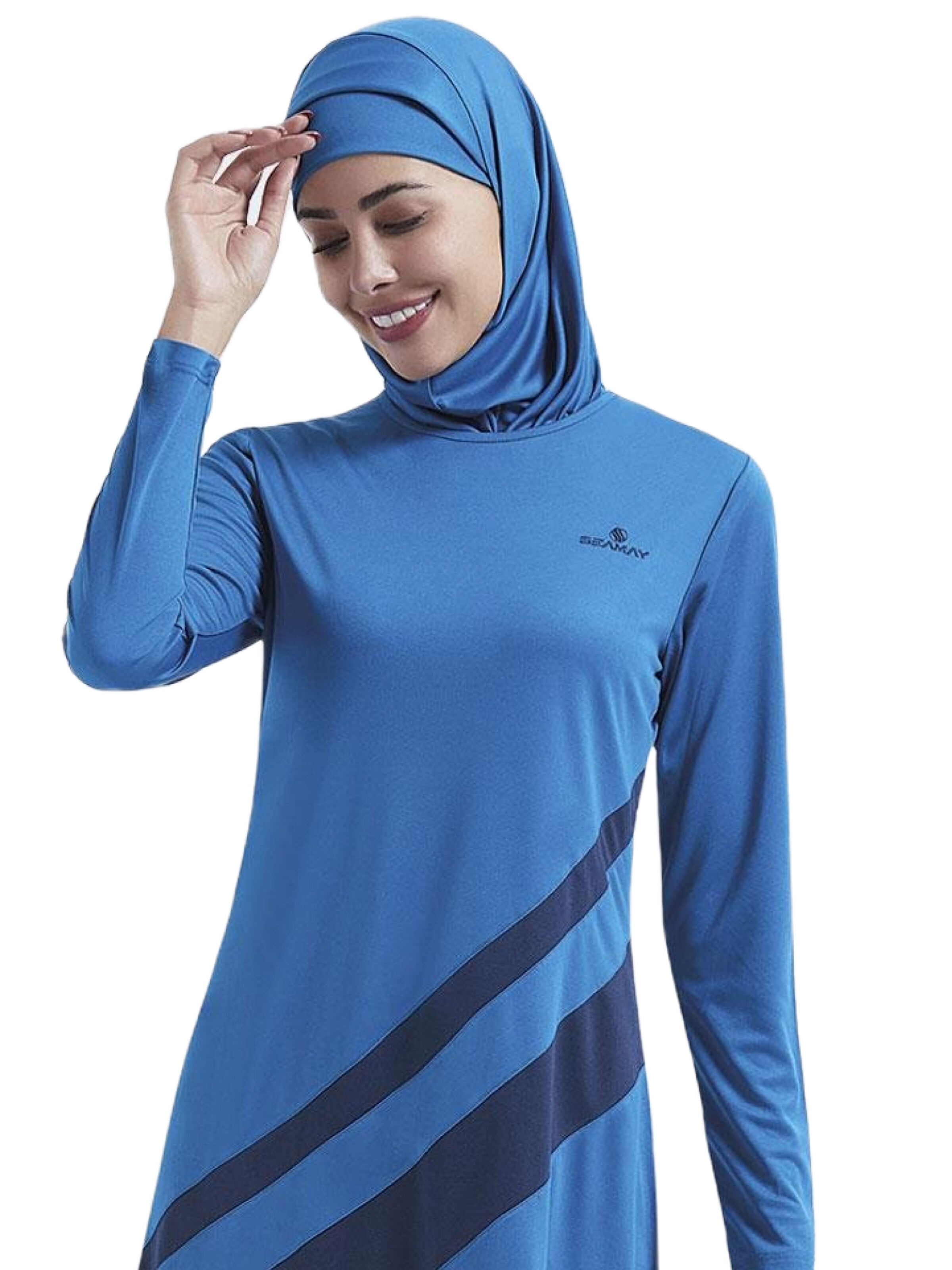 C&City Badpakjurk in Blauw