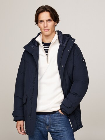 TOMMY HILFIGER Winterparka in Blauw: voorkant