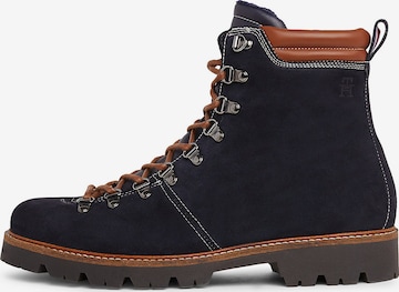 TOMMY HILFIGER Veterboots in Blauw: voorkant