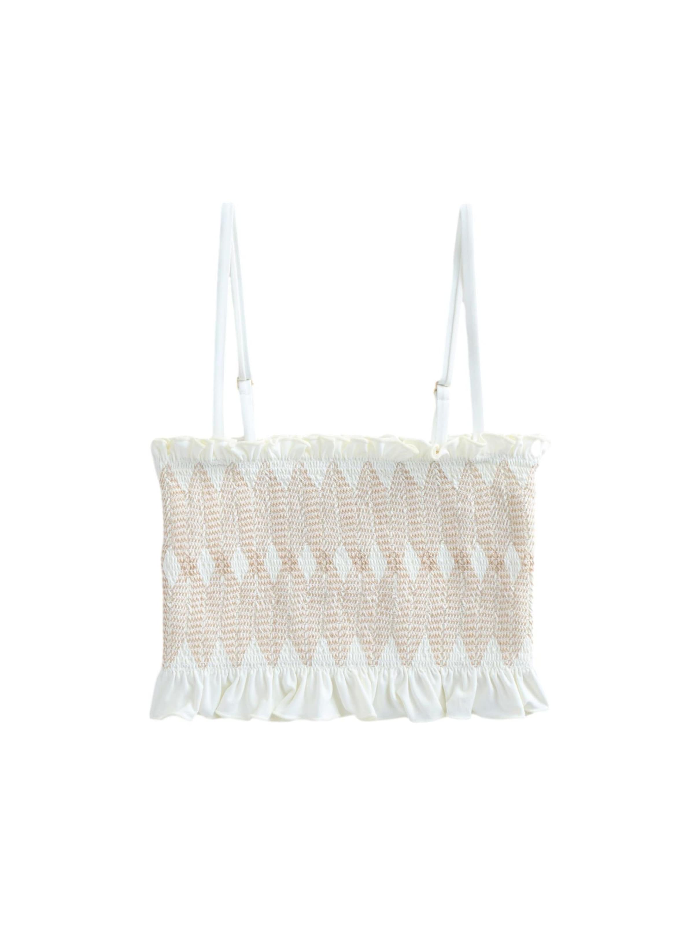 Next Μπαντό Τοπ μπικίνι σε λευκό: μπροστά