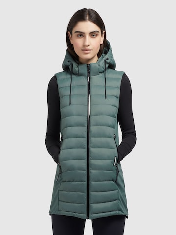 khujo Bodywarmer 'BECCA' in Groen: voorkant