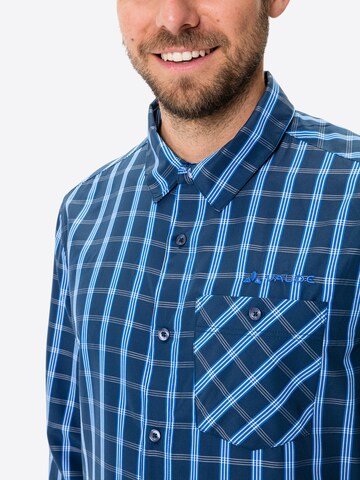 VAUDE Regular fit Button Up Shirt in Blue