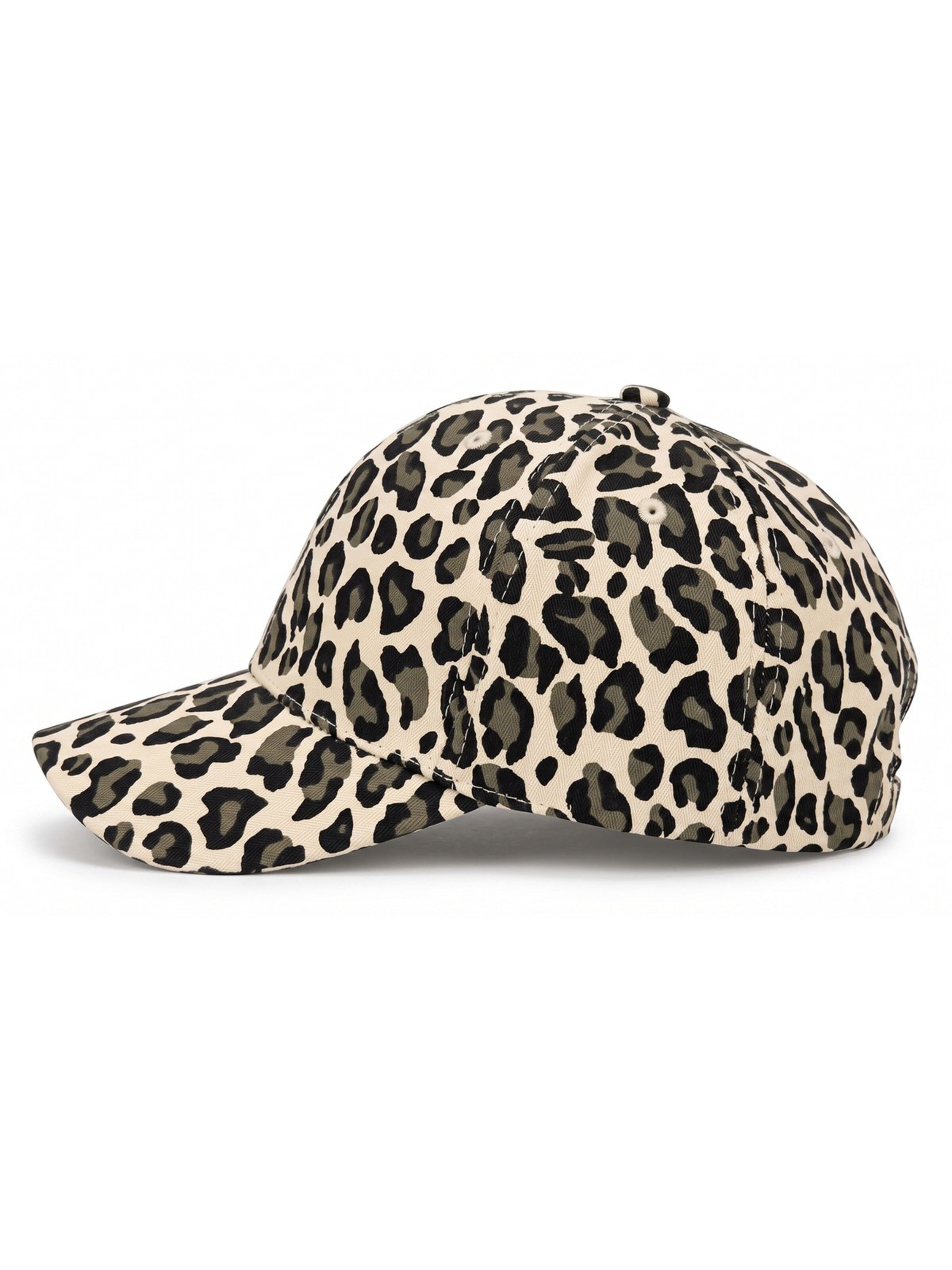 styleBREAKER Cap 'Baseball Cap mit Leo Muster'‌‌‌‌‌ in Beige
