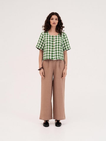 AmourLinen Blouse 'Maeve' in Green