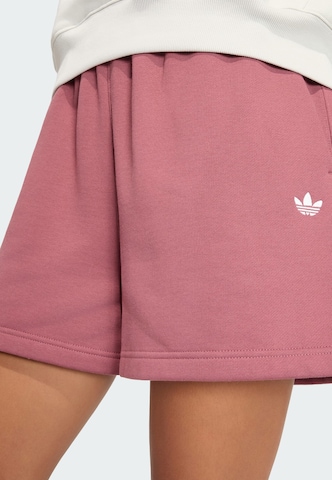 ADIDAS ORIGINALS Loose fit Trousers 'Essentials' in Red