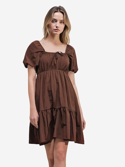 Bigdart Jurk in de kleur Bruin, Productweergave