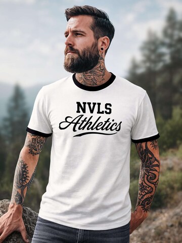 Neverless Shirt 'NVLS Athletics' in White