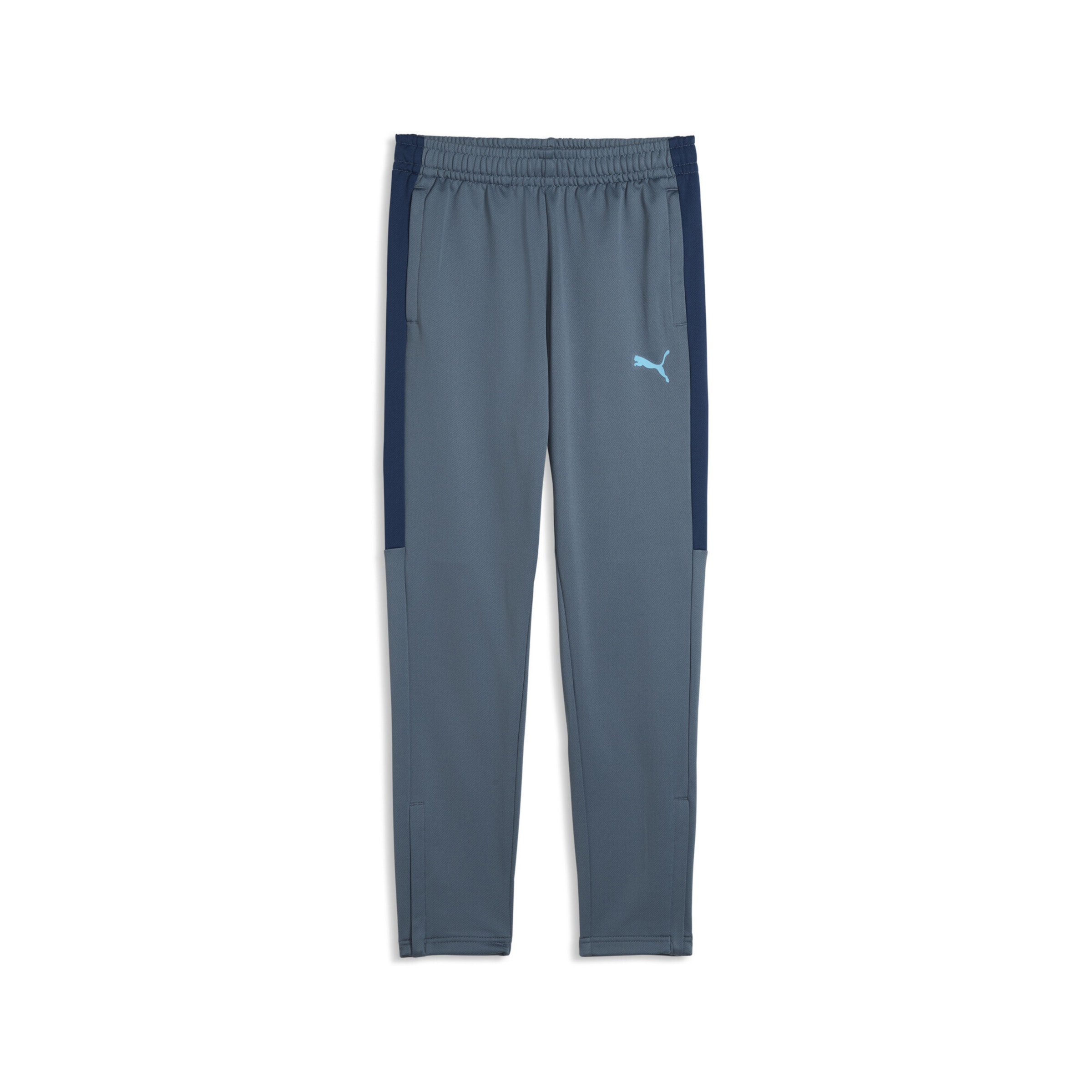 PUMA Slimfit Sportbroek in Blauw: voorkant