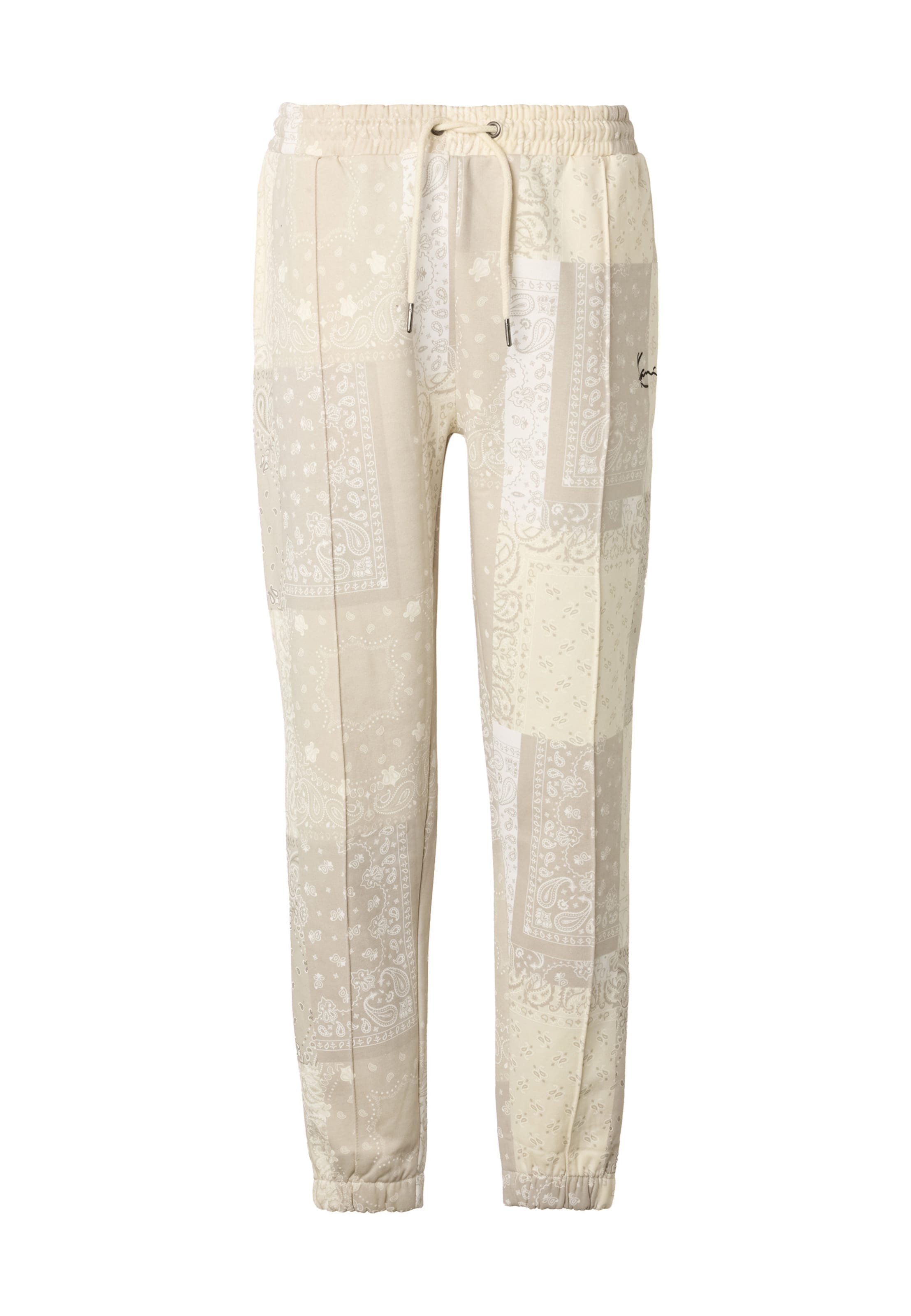 Loosefit Pantalon chino Karl Kani en beige : devant