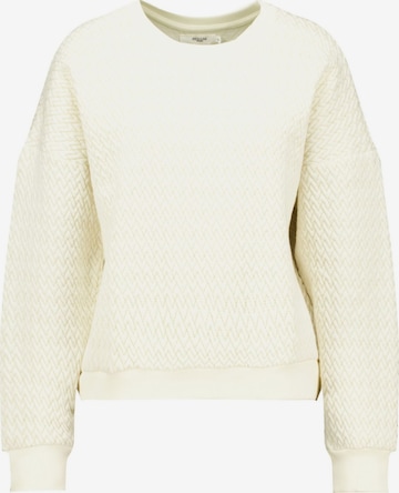 Sweat-shirt Deeluxe en blanc : devant