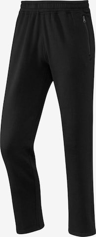 JOY SPORTSWEAR Regular Workout Pants 'Max' in Black: front