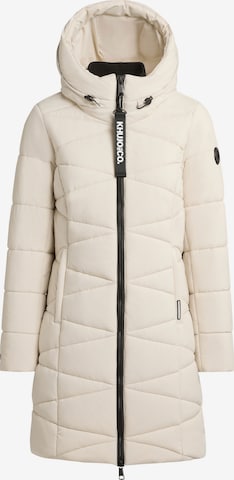 Cappotto invernale 'Tiff' di khujo in bianco: frontale