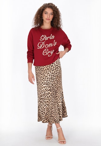 faina - Sudadera en rojo