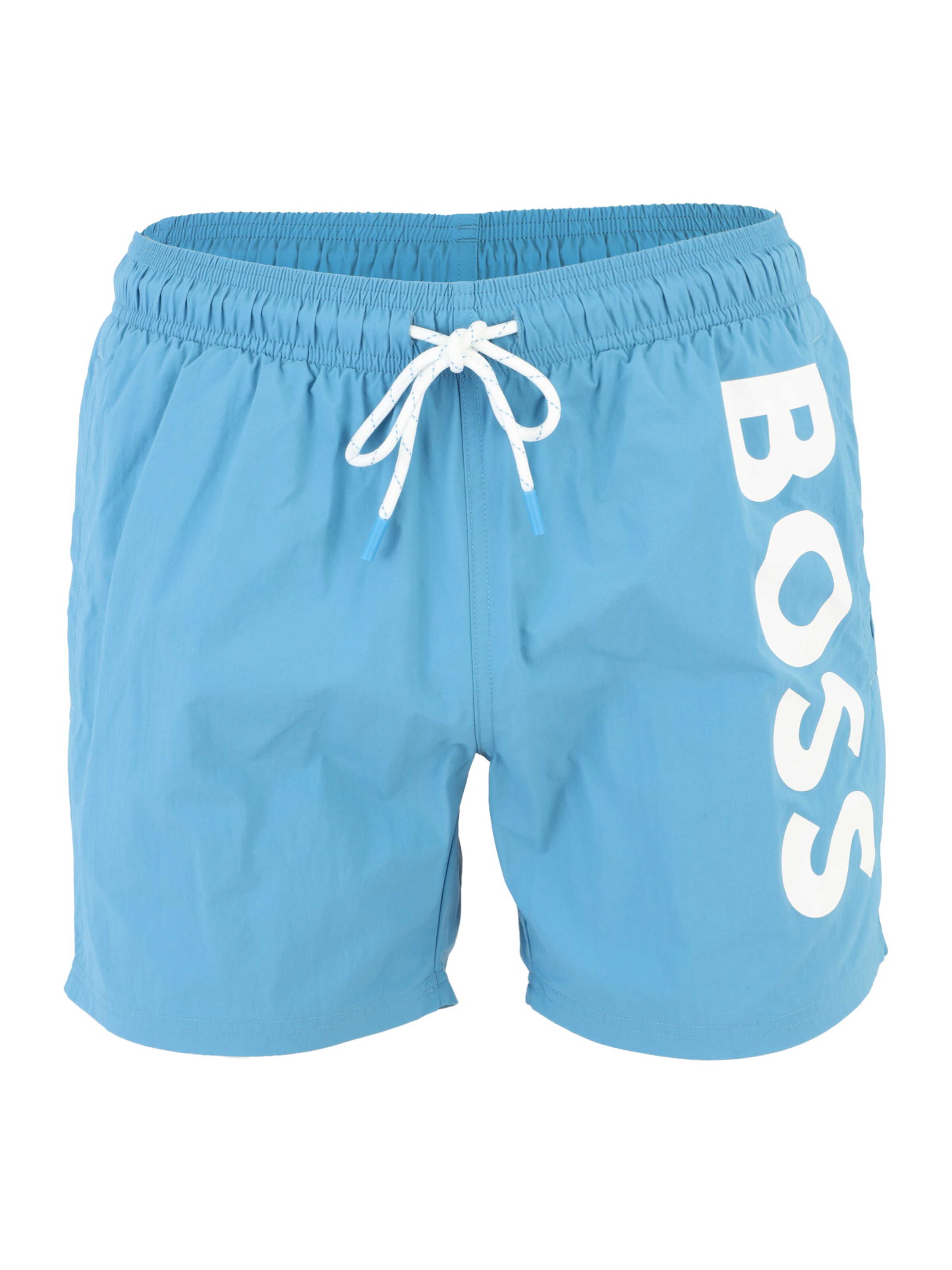 BOSS Board Shorts 'Octopus' in Blue: front