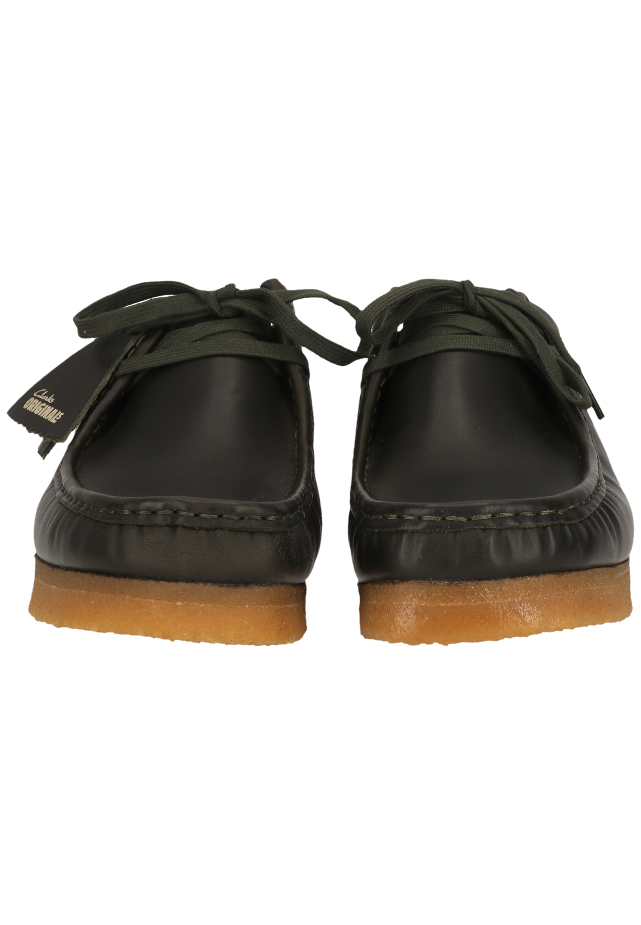 CLARKS Lace-up shoe 'Wallabee' in Brown