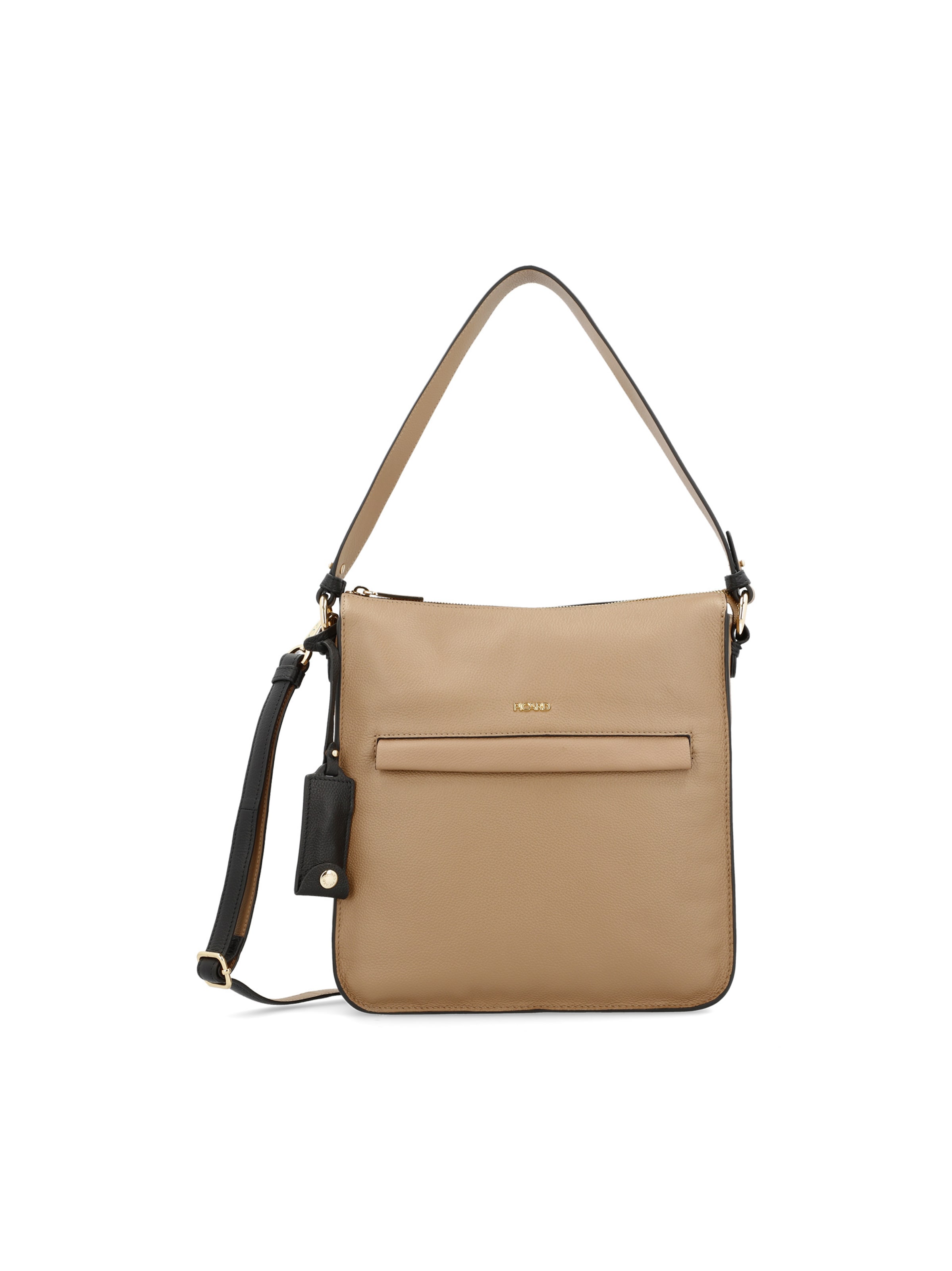 Picard Schultertasche 'Stash' in Beige: Vorderseite