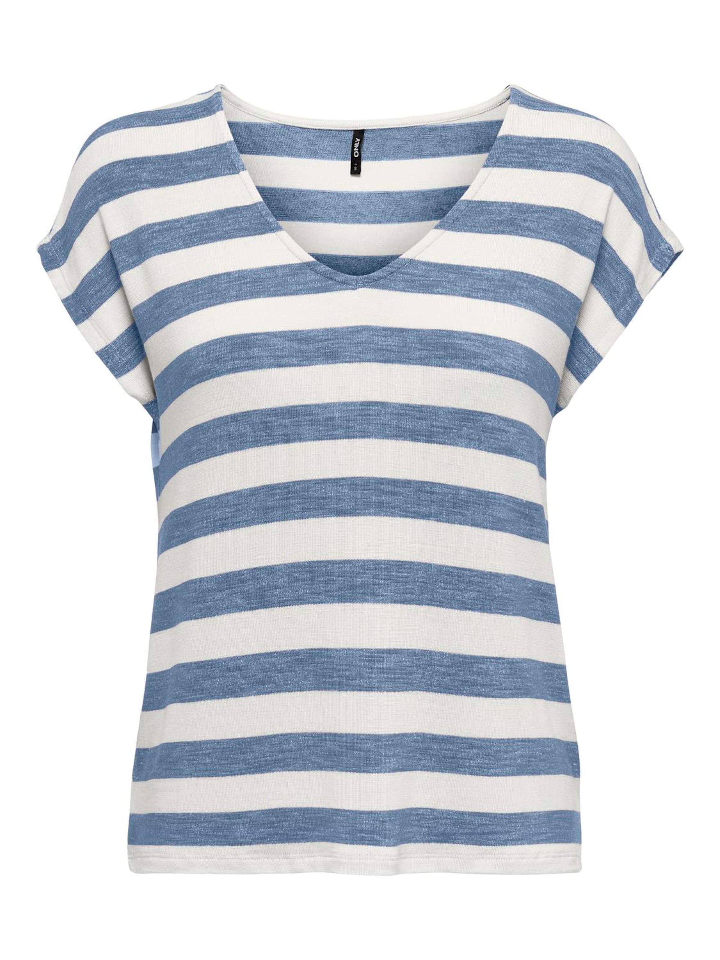 T-shirt ONLY en bleu : devant