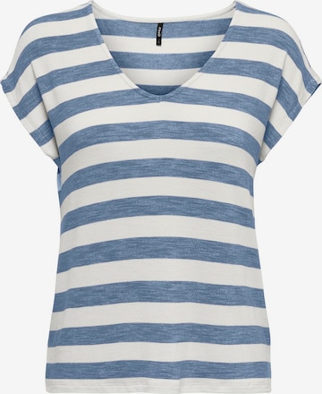 T-shirt ONLY en bleu : devant