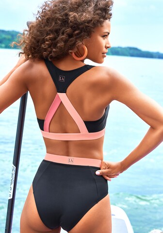 LASCANA ACTIVE Sportowy dół bikini w kolorze czarny