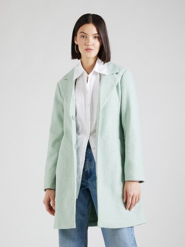 Manteau mi-saison 'NANCY LIFE' ONLY en vert : devant