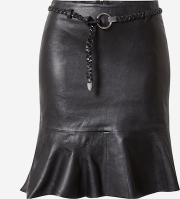 Gipsy Spódnica 'Swea' w kolorze czarny: przód