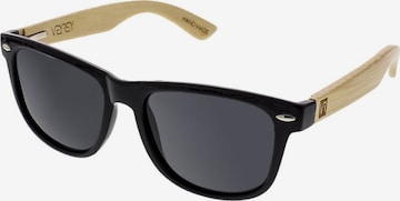 VEYREY Sonnenbrille 'Nerd' in Schwarz: Vorderseite