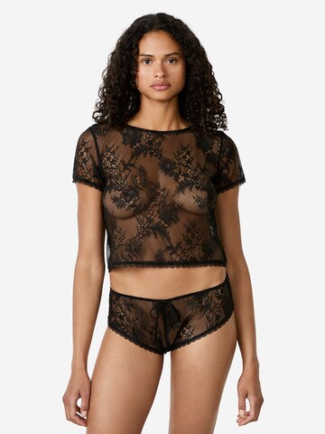 ETAM Pyjamashorts in Schwarz