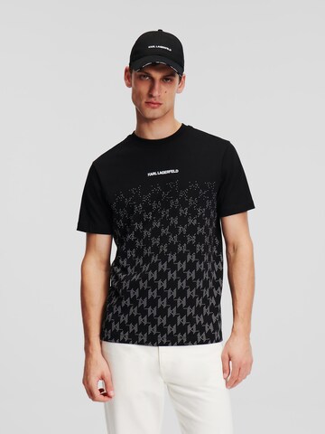 Karl Lagerfeld T-Shirt in Schwarz: Vorderseite