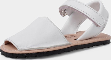 Pisamonas - Sandalias en blanco: frente