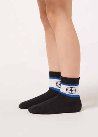 CALZEDONIA Socks in Black: front