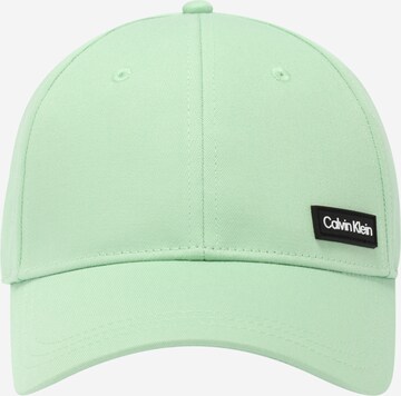 Cappello da baseball di Calvin Klein in verde