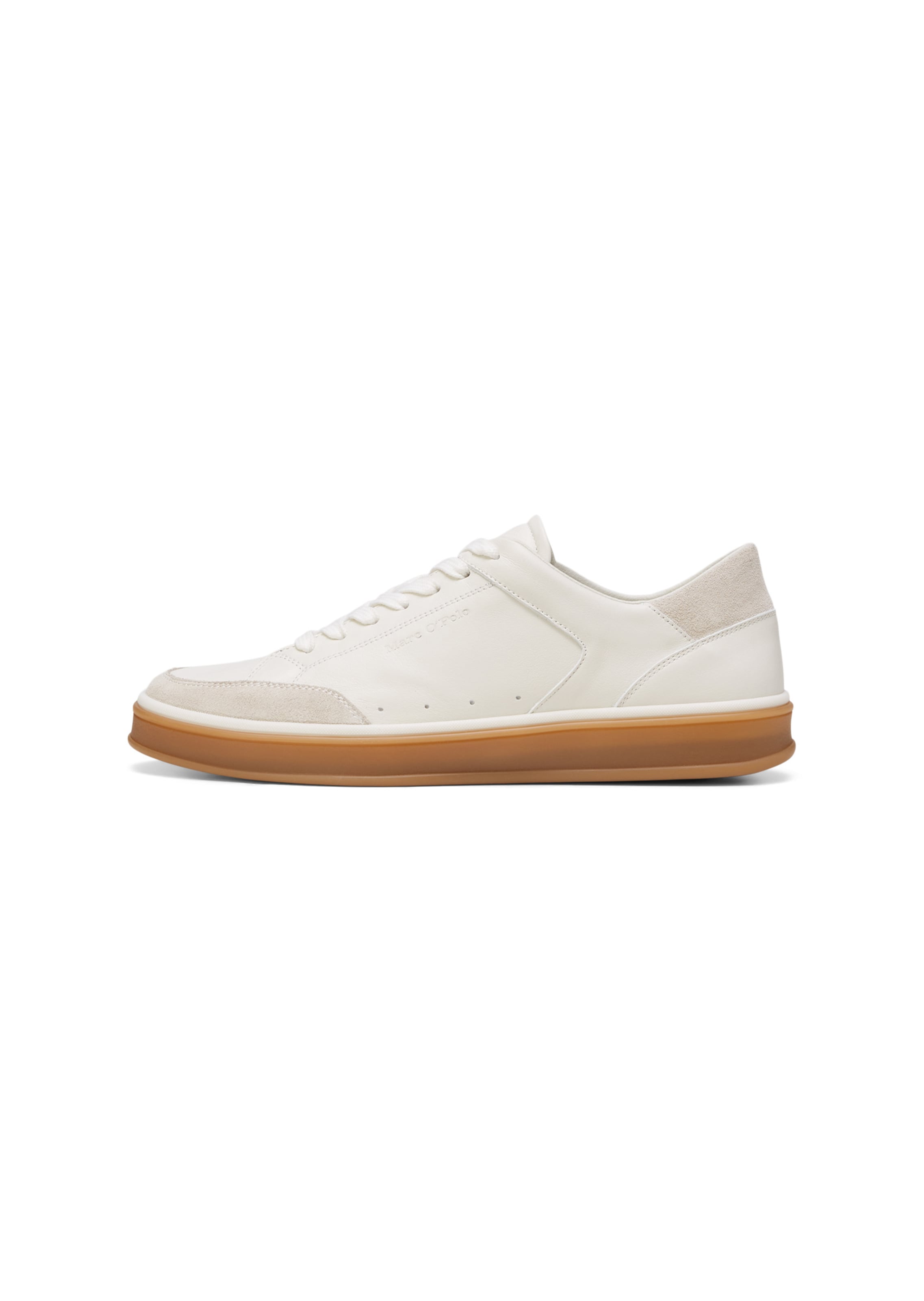 Marc O'Polo Platform trainers 'Enrique' in White: front
