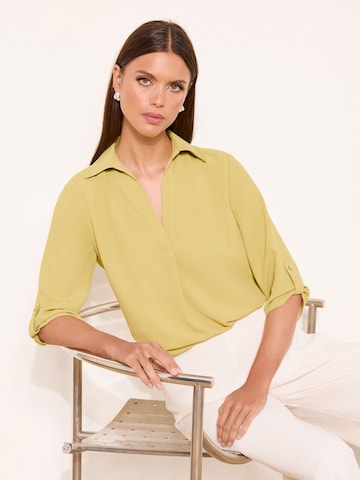 Lipsy Blouse in Green: front